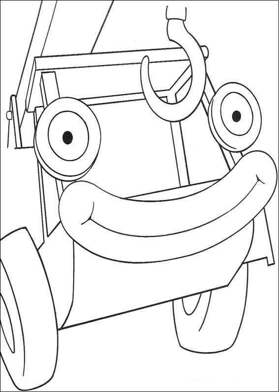Plansa de colorat cu Bob Constructorul 63 60